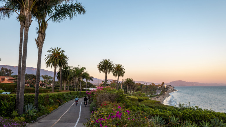 Sunset on the Santa Barbara coastline