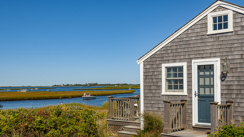 View of a cottage near Madaket Harbor