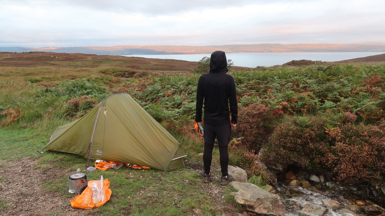 Campsite on Isle of Arran