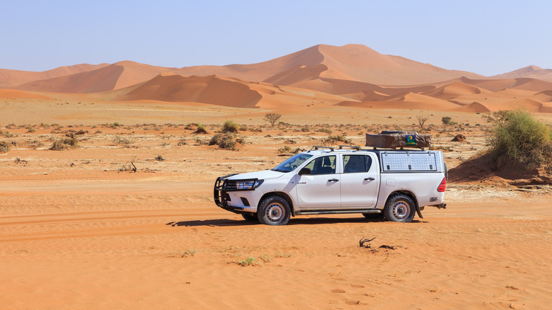 Camping car in Sossusvlei