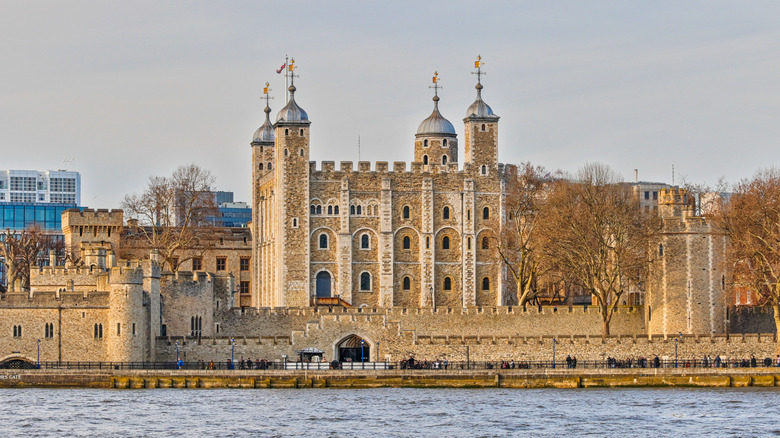 Tower of London across River Thames