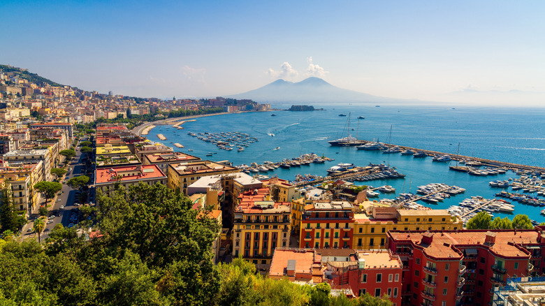 Naples and the Tyrrhenian Sea coastline