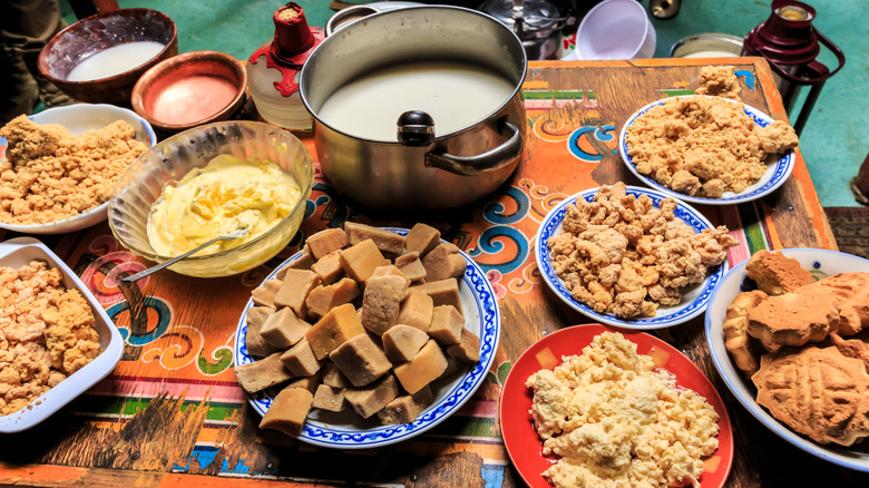 Traditional Mongolian 'white foods' during summer