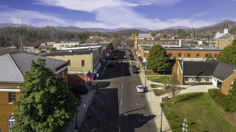 Main Street of Franklin, North Carolina