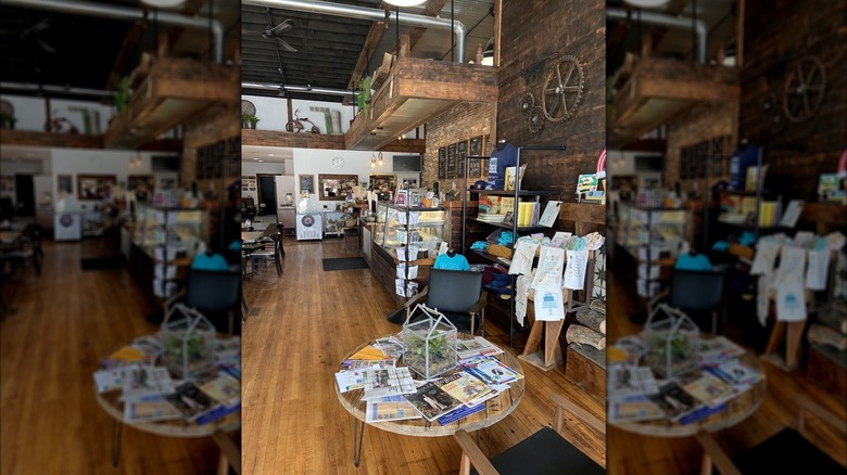 Interior of The Bakery on Broadway in Audubon, Iowa