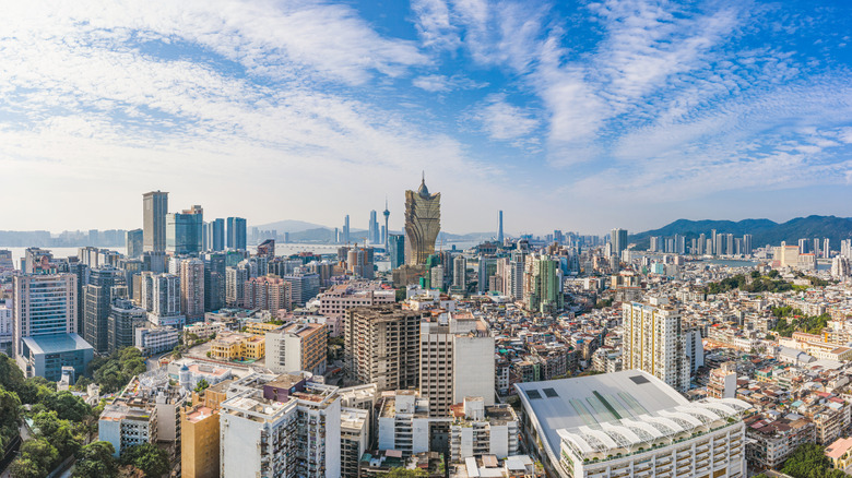 Skyline of Macau, China