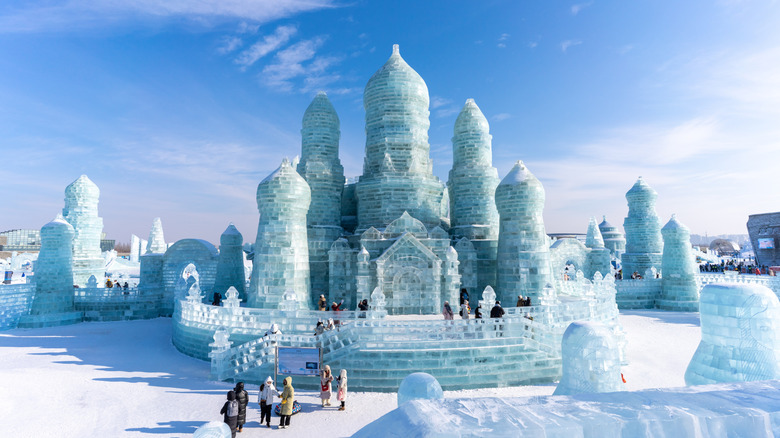 Chinese Ice Sculpture Festival The Harbin International Ice And Snow