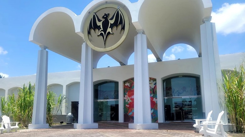 Front of Casa Bacardi in Puerto Rico