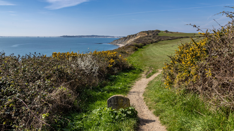 King Charles III England Coast Path near Weymouth