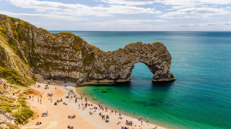 Durdle Door off the coast of England
