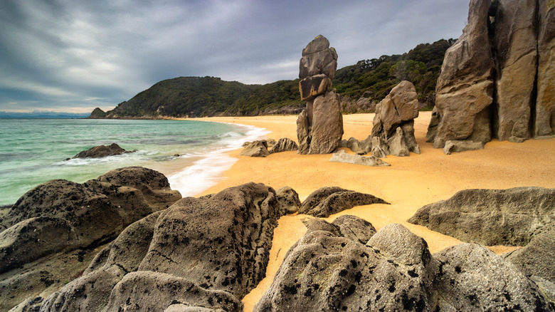 The stunning Anapai bay in Abel Tasman National Park.