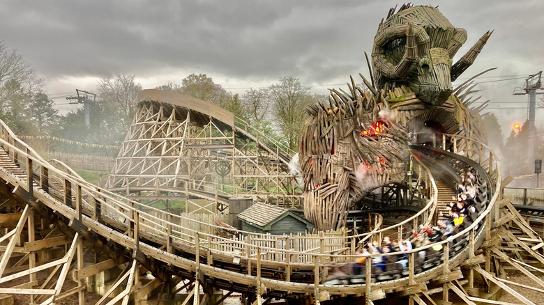 Wicker Man wooden roller coaster