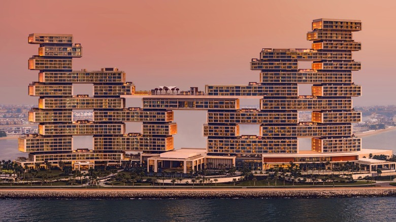 Exterior architecture of the Atlantis The Royal