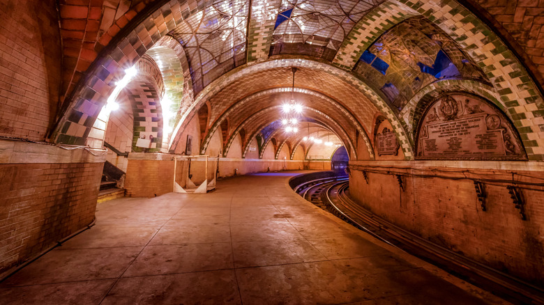 The abandoned Old City Hall Station in NYC is stunning.