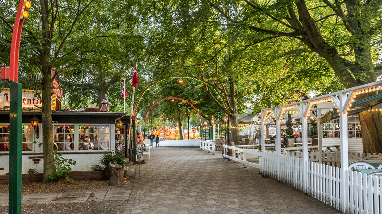 Restaurants in Bakken amusement park, Denmark