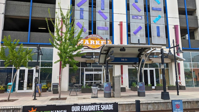 An exterior view of The Market at 7th Street in Charlotte, NC