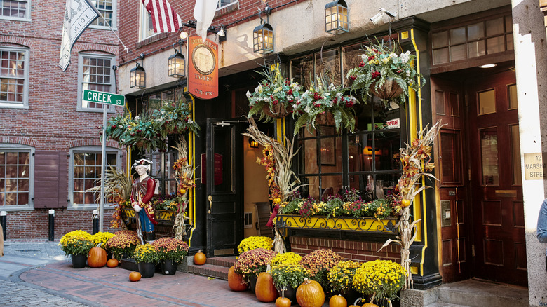 Exterior of the Green Dragon Tavern