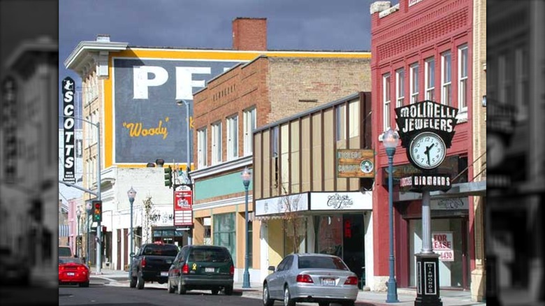 Historic downtown of Pocatello, Idaho