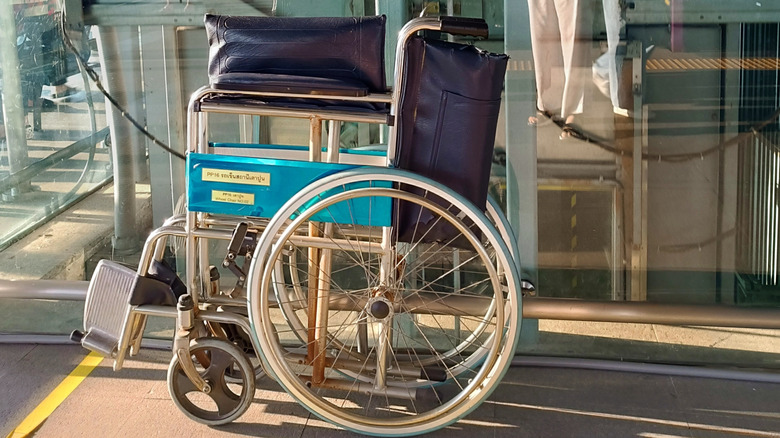 Wheelchair at the airport