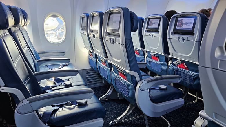 Delta airlines economy interior