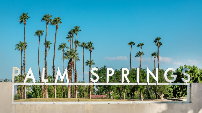 Palm Springs city name