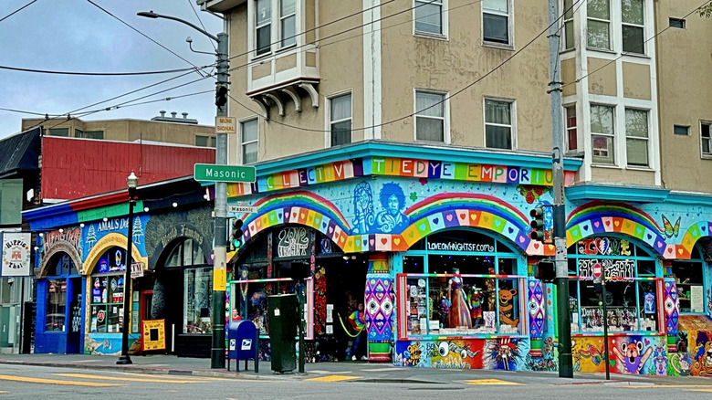 Colorful storefront in San Francisco