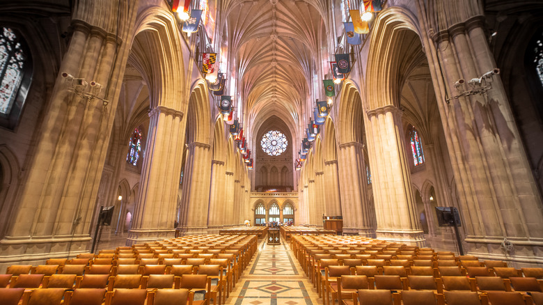Interior of Washington National Cathedral