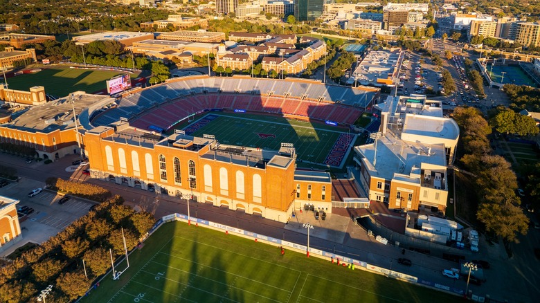 Aerial view of Southern Methodist University
