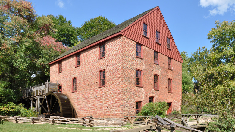 Red brick mill in Great Falls, VA