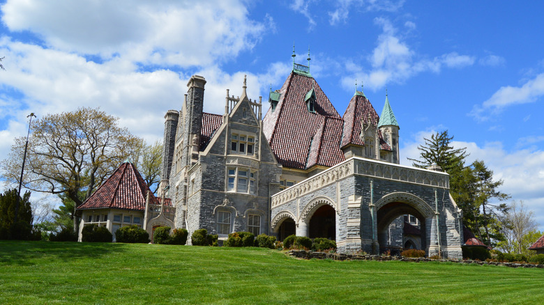The stately Woodmont Mansion in Gladwyne, PA