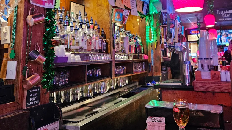 Behind the bar at Locust Rendezvous in Philadelphia