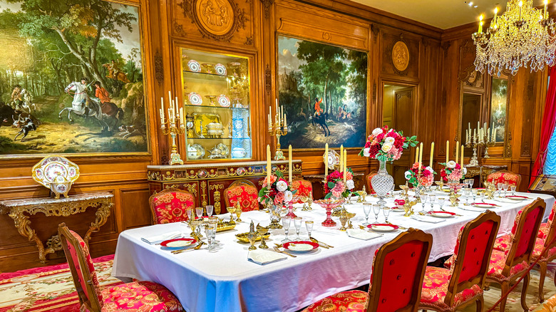 Dining room in Hillwood Estate in Washington D.C.