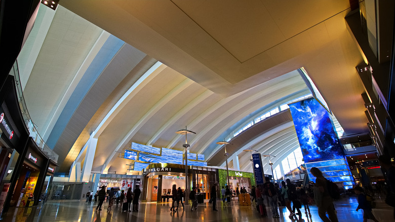 International Terminal at Los Angeles International Airport in California
