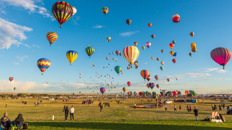 Balloon festival in Albuquerque, New Mexico
