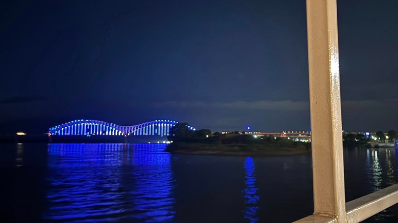 View from Memphis riverboat