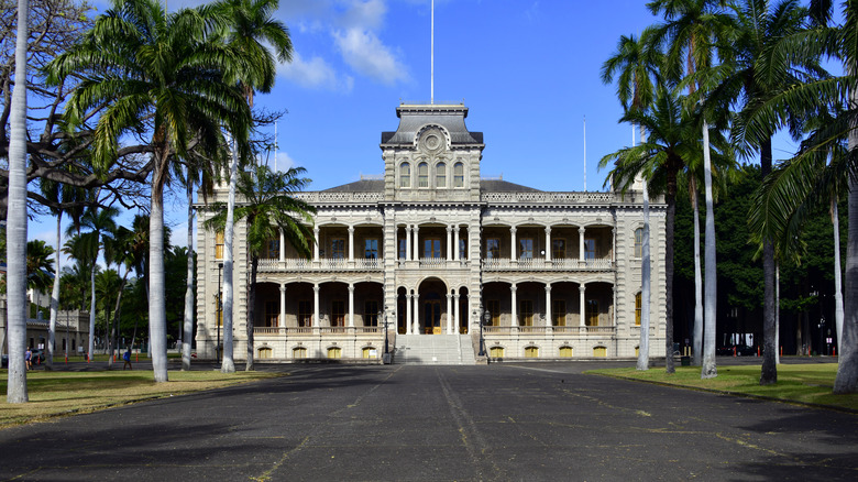 ʻIolani Palace, the former residence of the last Hawaiian monarchs.