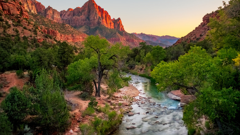 The Watchman formation from Zion National Park