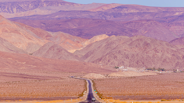 A road in Death Valley