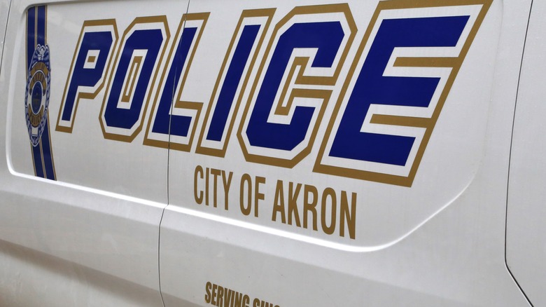 Akron police car