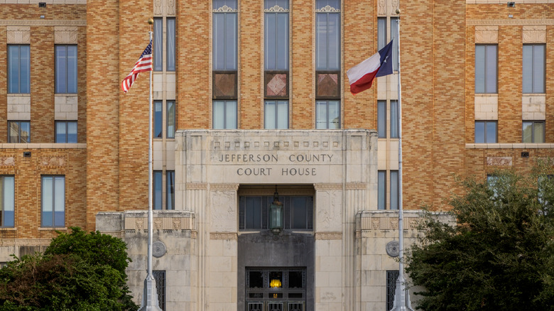 The Beaumont courthouse in Texas