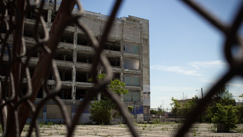 Urban blight in Detroit