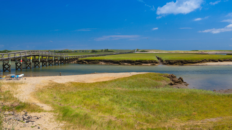 Sand dunes in Sandwich, Massachusetts