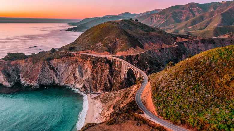 Pacific Coast Highway aerial view