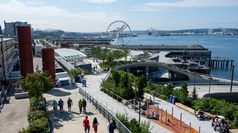 Seattle new waterfront park