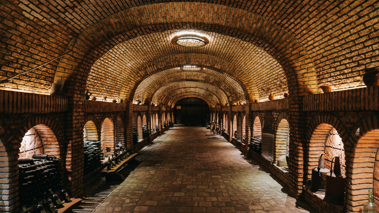 Wine cellar in Kakheti, Georgia