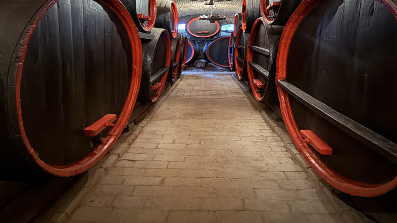 Wine cellar in Transylvania, Romania