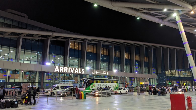 Cairo airport exterior