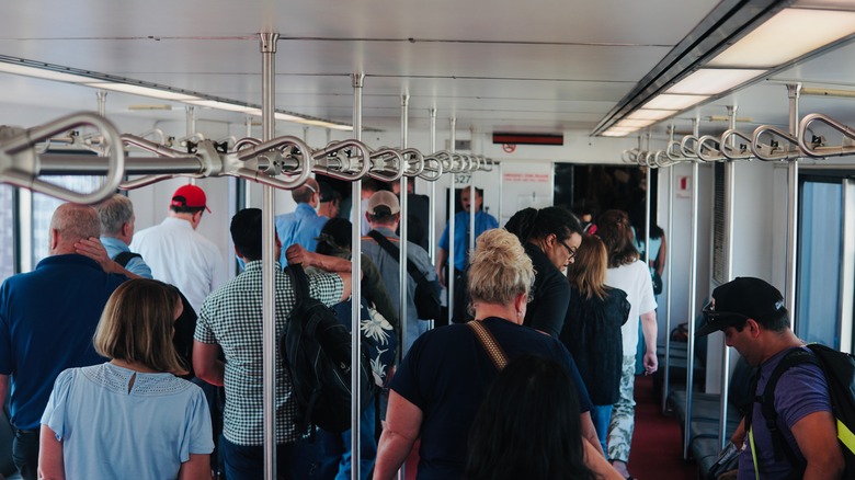 Crowded people mover