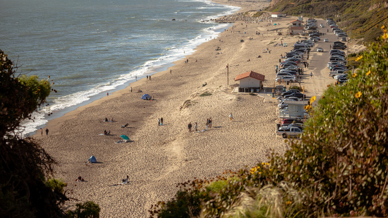 The view of Westward Beach from Point Dume