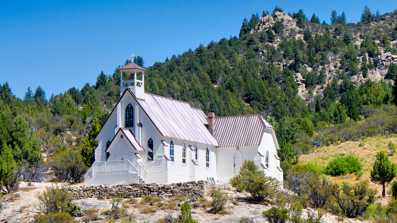 Our Lady of Tears Catholic Church in Silver City, Idaho